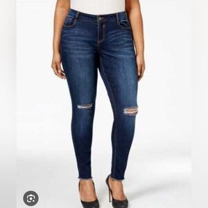 Classic Dark Blue Skinny Jeans